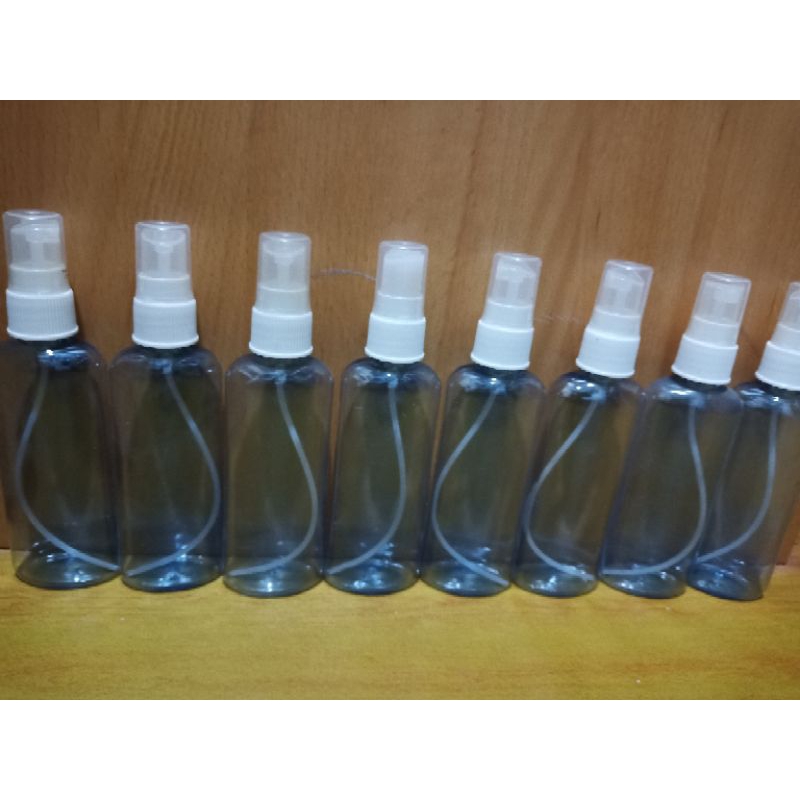 botol plastik spray gepeng 100ml