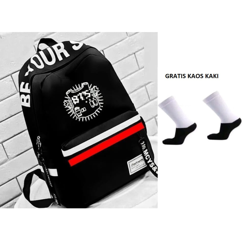 INDRIANJELI7 - Tas sekolah anak laki laki astronot tas ransel untuk anak SD SMP FREE kaos kaki untuk