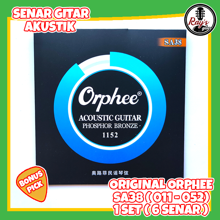 Senar Gitar Akustik Original .011-.052 Professional RA-38H Orphee SA38