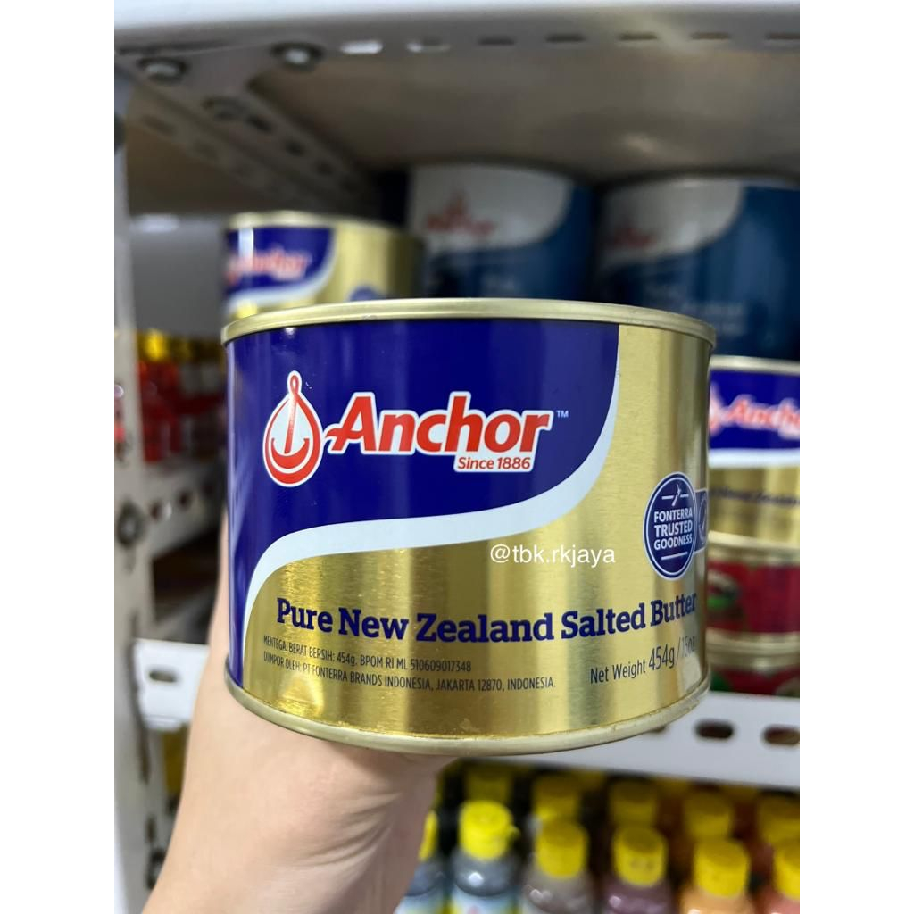 

SALTED BUTTER ANCHOR 454Gr - Mentega Asin New Zealand