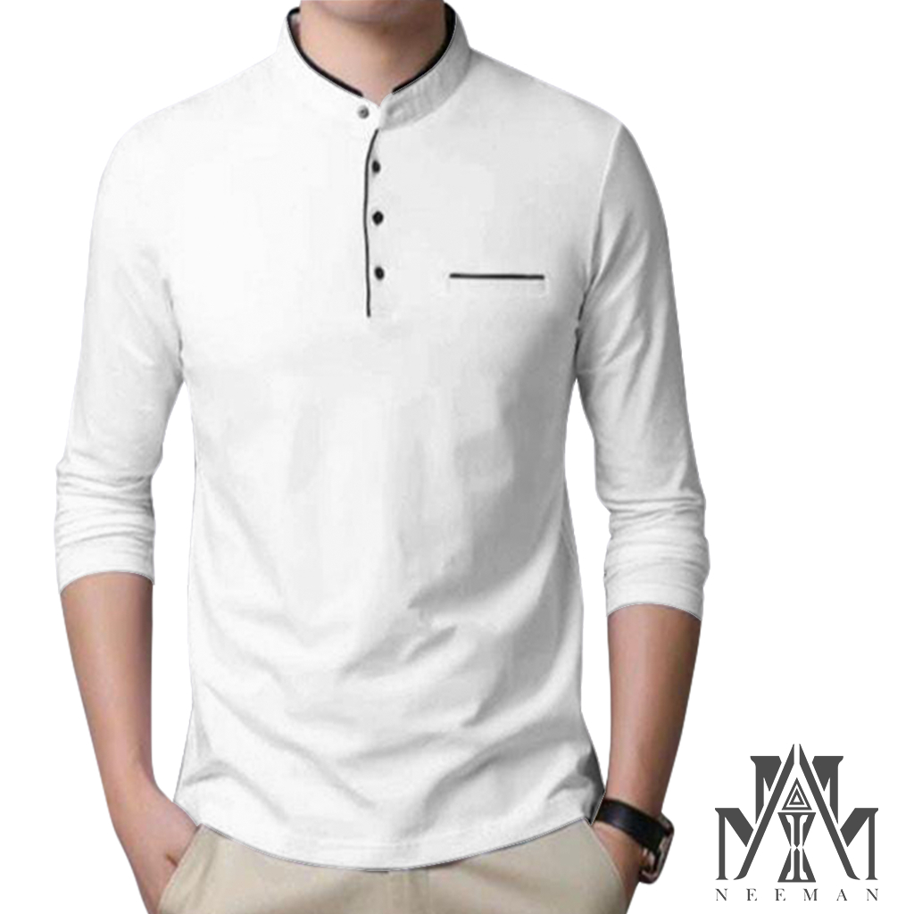 KAOS POLO KERAH SAKU LENGAN PANJANG