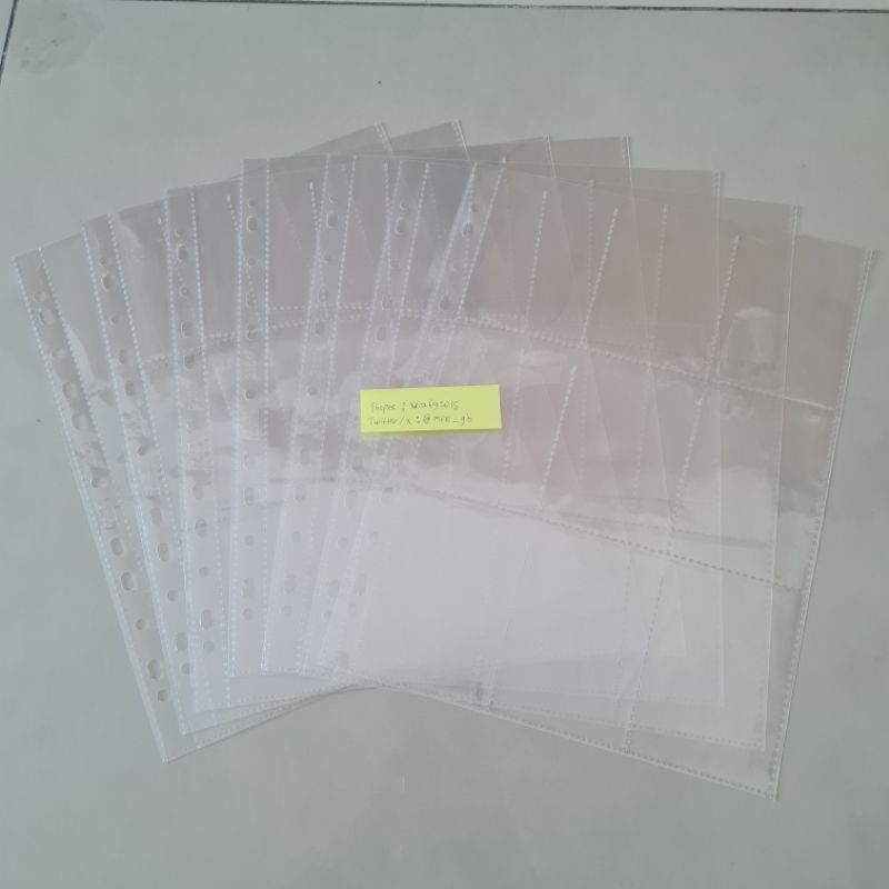 

[BACA DESKRIPSI] wts want to sell ready stock preloved sleeve A4 9P bantex
