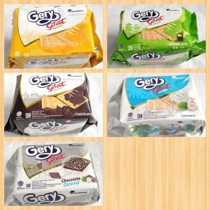 

Gery Saluut Malkist 100gr All Varian HALAL BPOM