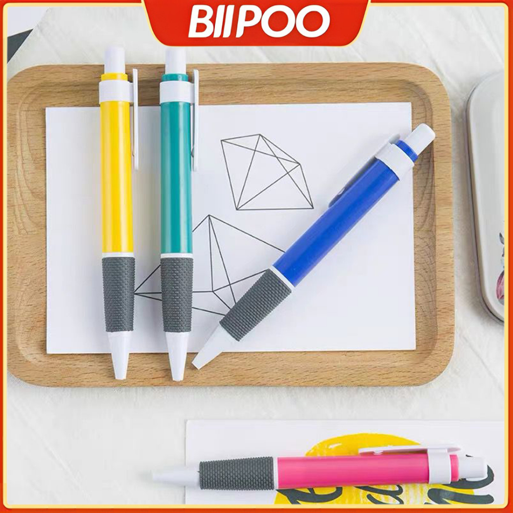 

BIIPOO Pulpen Mekanik Tinta Gel Pena Sekolah Ballpoint Pen