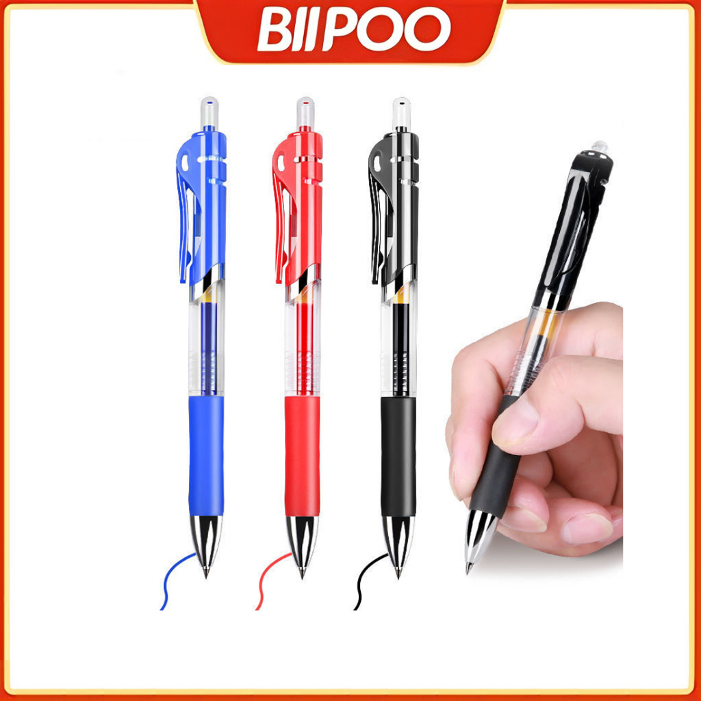 

BIIPOO Pulpen Gel MINI 0.5MM / Bolpain Bolpen Alat Tulis Kantor Sekolah Tinta Pen