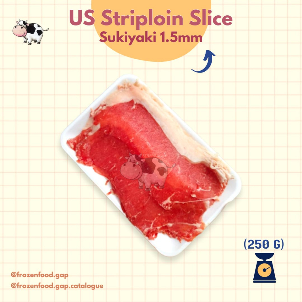 

US STRIPLOIN SLICE 1.5MM | FROZENFOODGAP