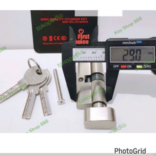 Silinder knop kecil 28,5 Pintu Ukuran Kecil medium 29 mm silinder Knop putar sedang KUNCI PUTAR KNOP