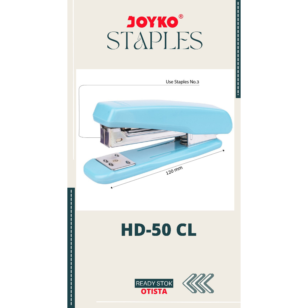 

Staples Joyko HD-50CL/ Stapler Joyko HD-50CL/ Staples Joyko Besar