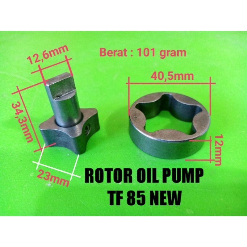 JKL TF 85 MLY DI ISI POMPA OLI ROTOR OIL PUMP UNTUK MESIN DIESEL YANMAR MODEL BARU