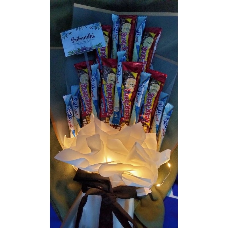 

Bucket Coklat Menyala Lampu LED