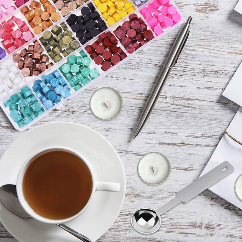 

Isi 200 Octagon Wax Particles Diy Lilin Wax Partikel 10 Color Diy Stempel Wax