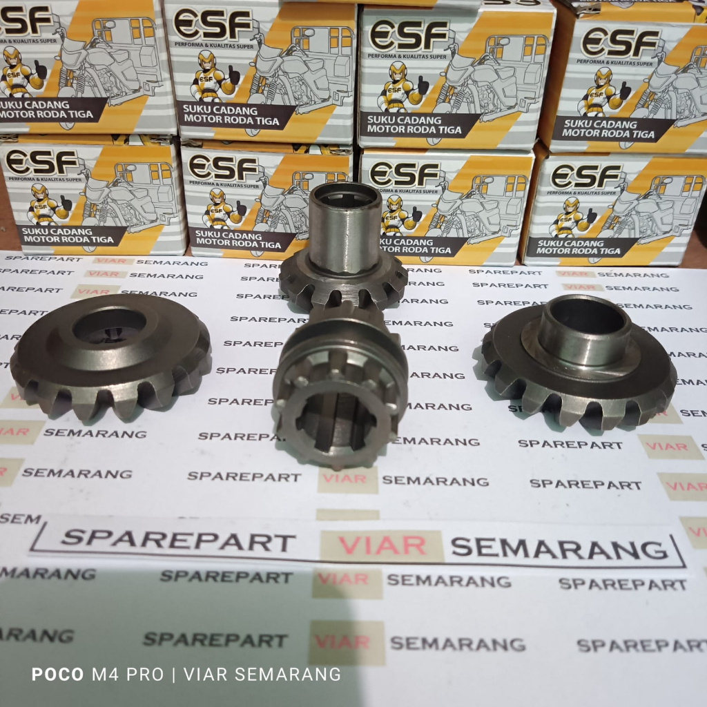 Gigi pinion maju mundur viar 13t 16T gigi gearbox viar 150 200cc