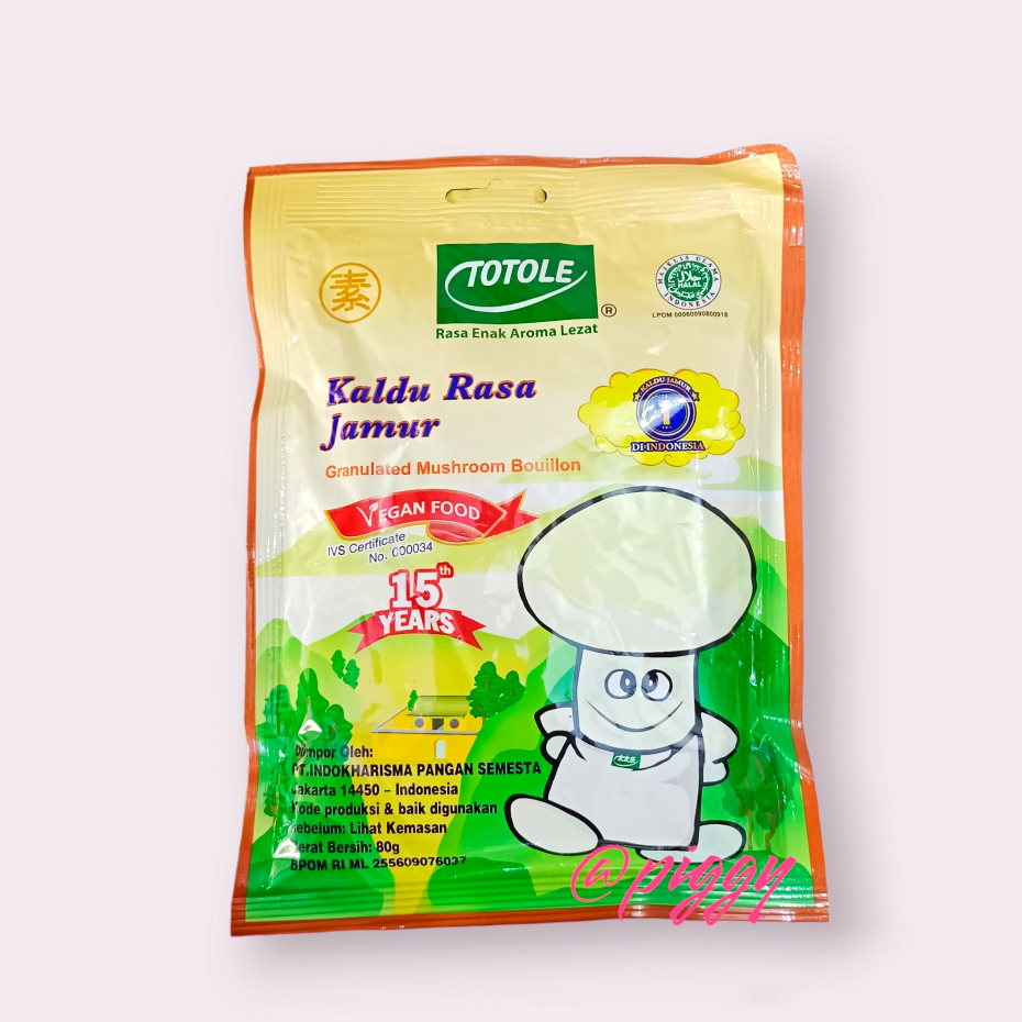 

Totole Kaldu Jamur 80gr