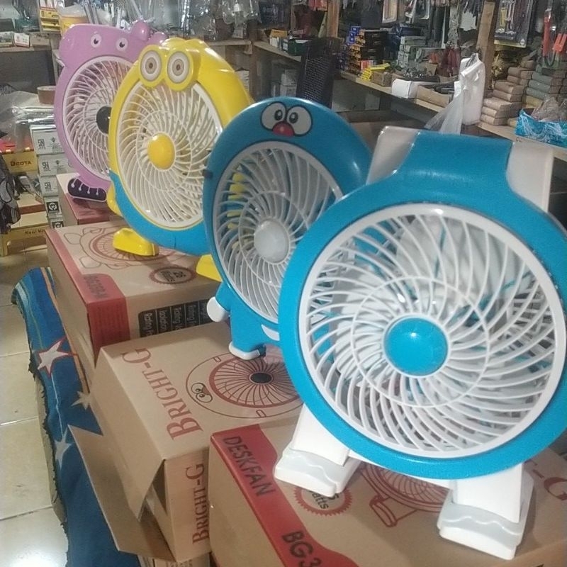 Kipas Angin Karakter SNI Meja Merek Bright G