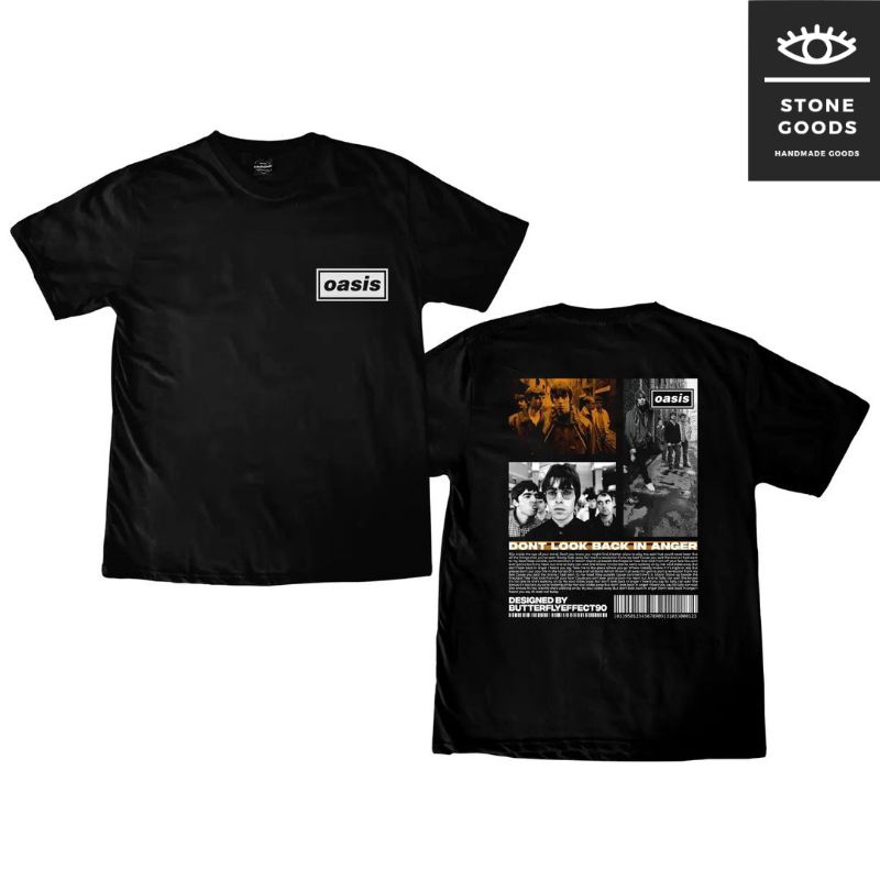 Kaos Baju Tshirt Music Band Oasis Dont look back in anger