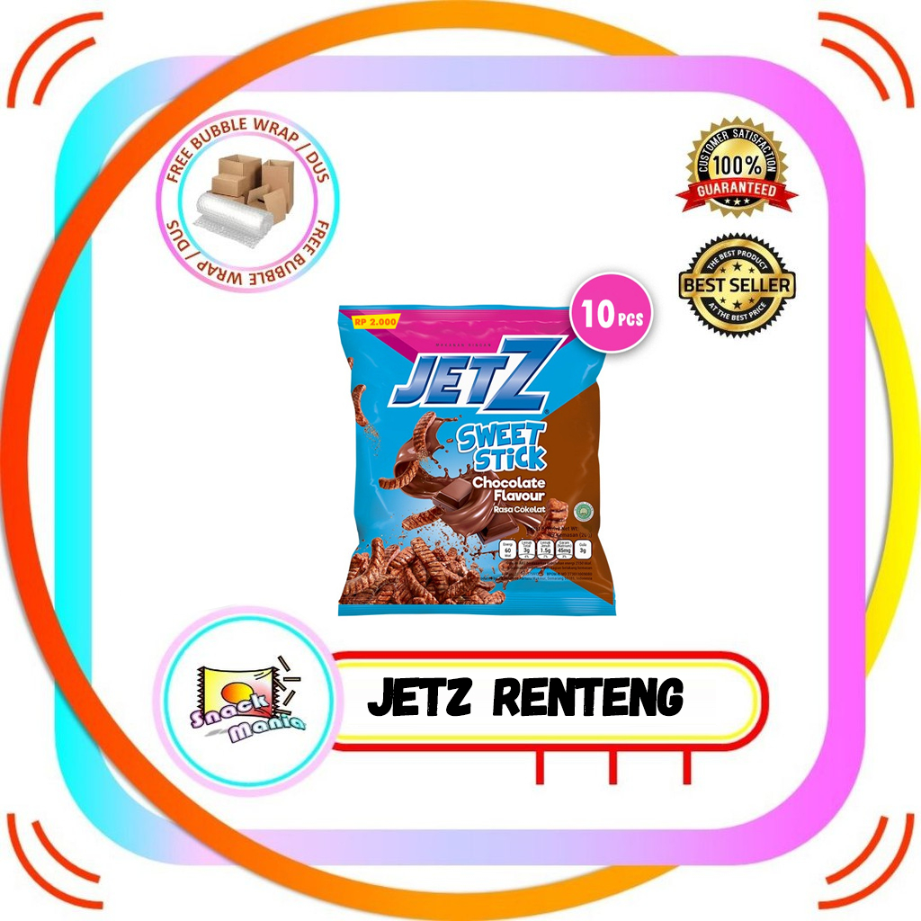 

Jetz Sweet Stick Chocolate Coklat Stik 18 gr