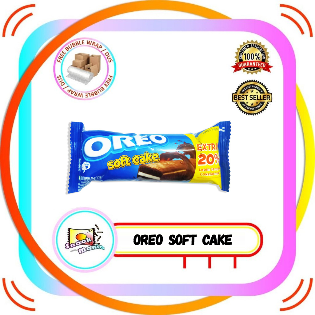 

Oreo Soft Cake Vanilla 16 gr Kue Bolu Vanila