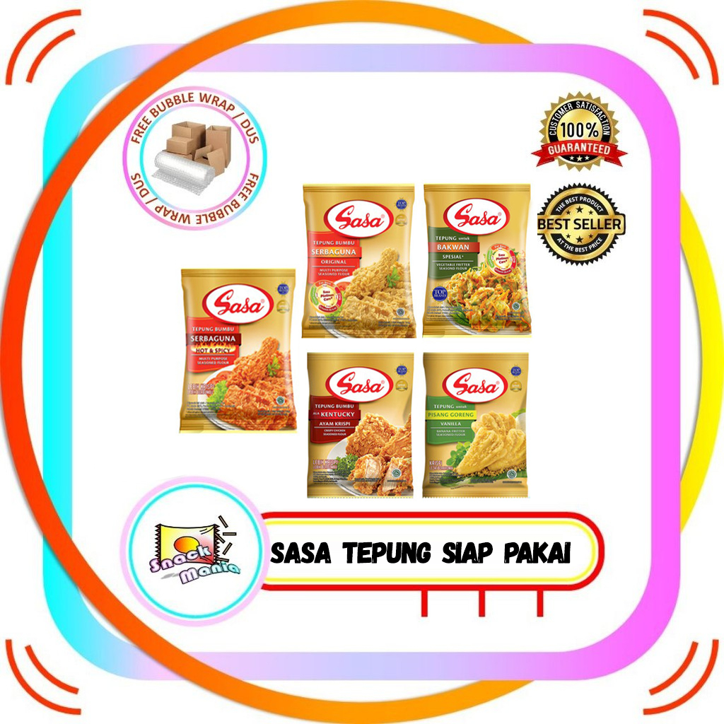 

SASA Tepung Bumbu Serbaguna Original Pisang Pedas Kentucky 210 gr