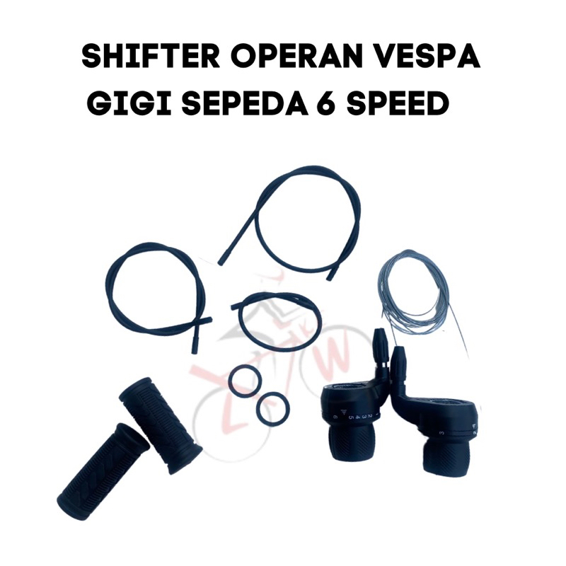 Shifter Operan Vespa Drayer Vespa Gigi Sepeda 6 Speed