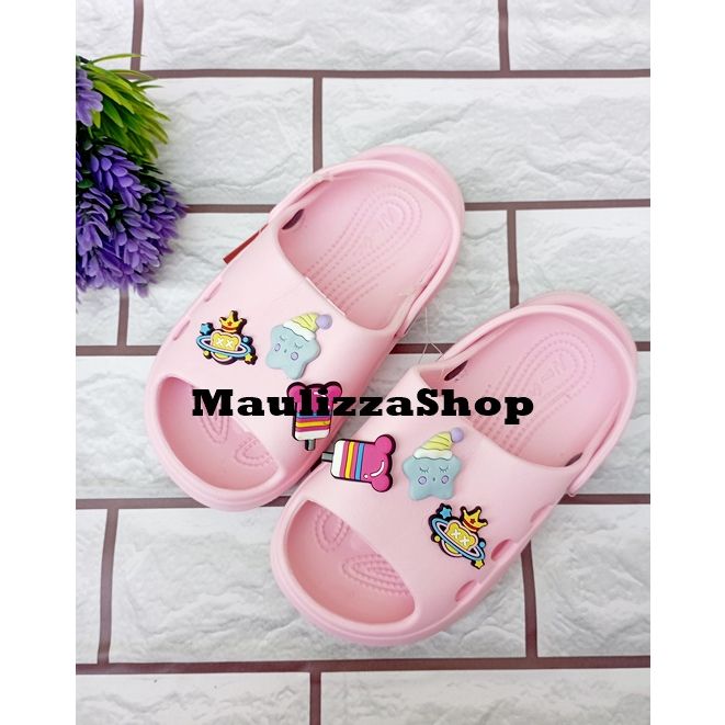 Sandal Slop Baim Bakpao Tali Karet, Sandal Baim Anak Remaja Karet New Era TKE 2029 Murah