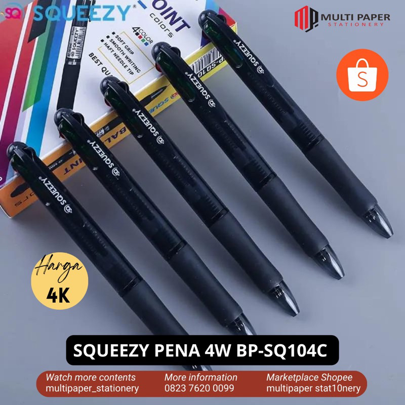 

Pena 4 Warna Terbaik Dari Squeezy