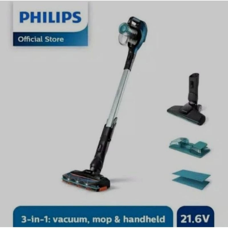 PHILIPS CORDLESS STICK VACUUM CLEANER FC6728 MOP
