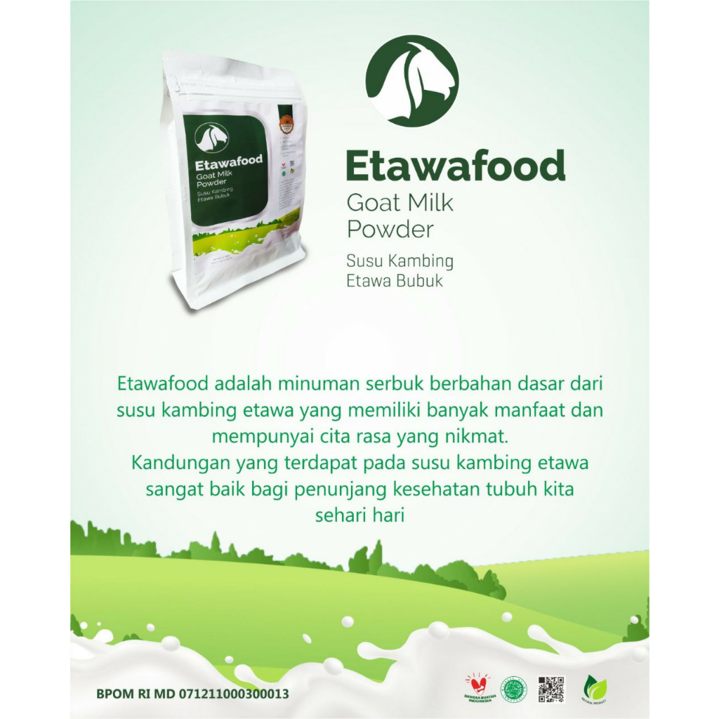

Etawafood 1kg Susu Kambing Goat Milk Susu Kambing Bubuk