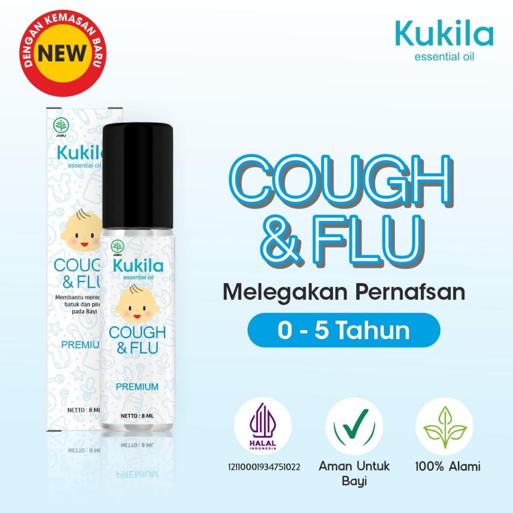 Kukila Essentials Oil Obat Flu untuk bayi obat demam bayi Baby 0 - 5 years Cough Flu / Fever Drop Ob