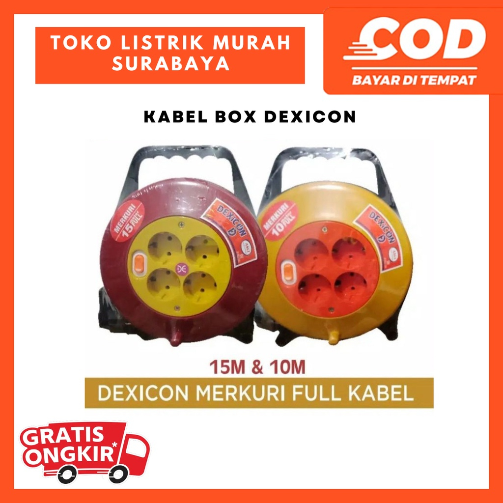 Kabel Roll Dexicon 10 METER //KABEL ROLL DEXICON 15 METER //KABEL ROL 10/15 METER