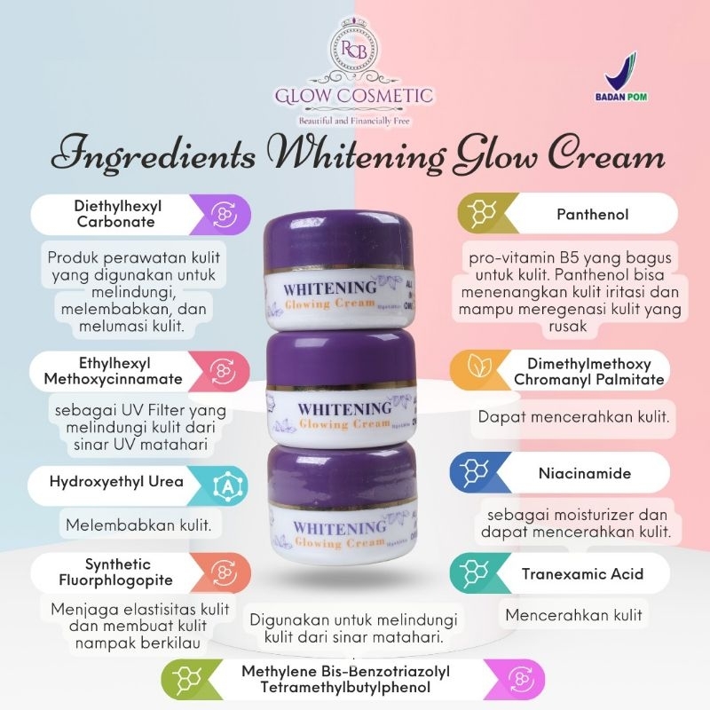 Whitening Glow All In One BPOM 