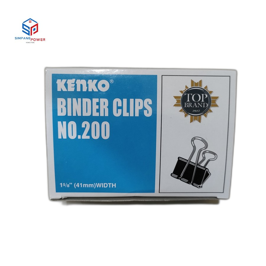 

Binder Clips no 200 Kenko Binder klip merek Kenko Isi 12 buah