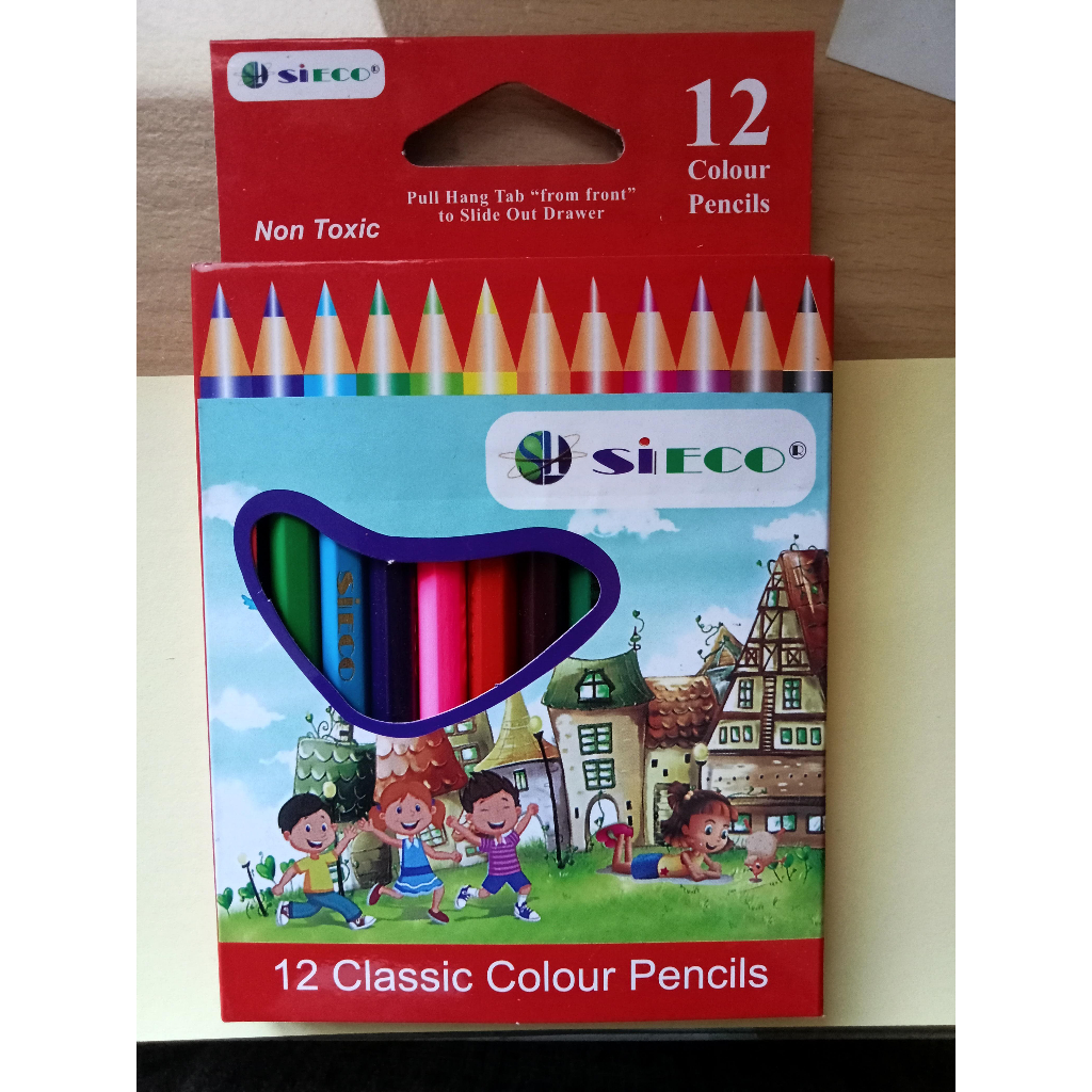 

Pensil 12 Warna Pendek Merk Sieco