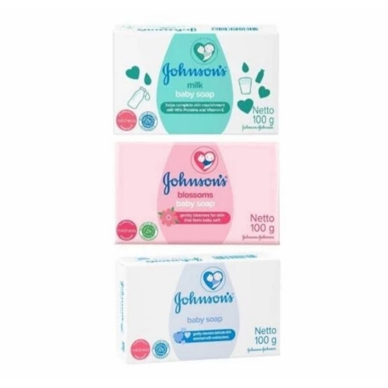 JOHNSONS BABY BAR SOAP REGULER 75 GR | JOHNSONS BABY BAR SOAP BLOSSOMS 100GR | JOHNSONS BABY BAR MIL