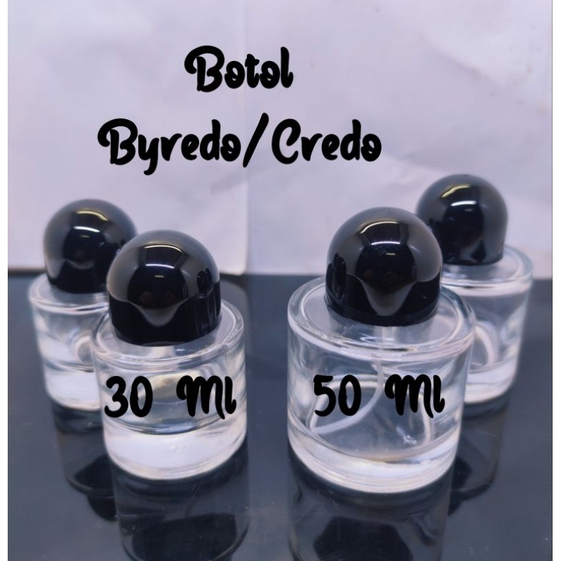 BOTOL - BYREDO 50 ML | Botol parfum kosong Spray drat putar [ Pcs ]
