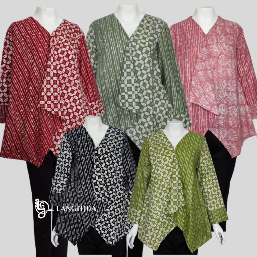 Marlina Blouse | Atasan Batik Wanita | Magdalena 01 - Langitjua Collection Solo