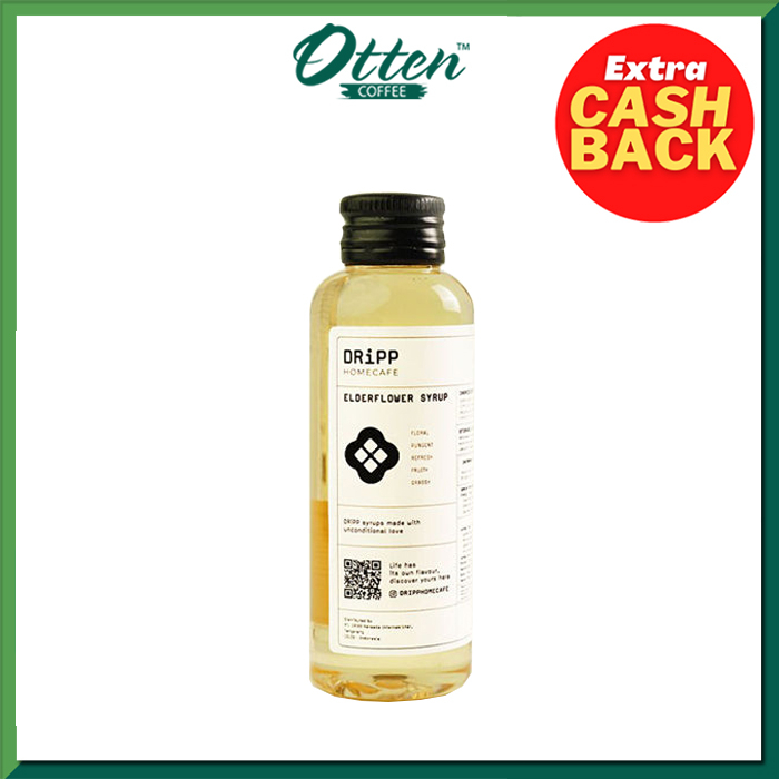 

DRiPP Homecafe - Syrup Elderflower 100 ML - Sirup Minuman Rasa Elderflower