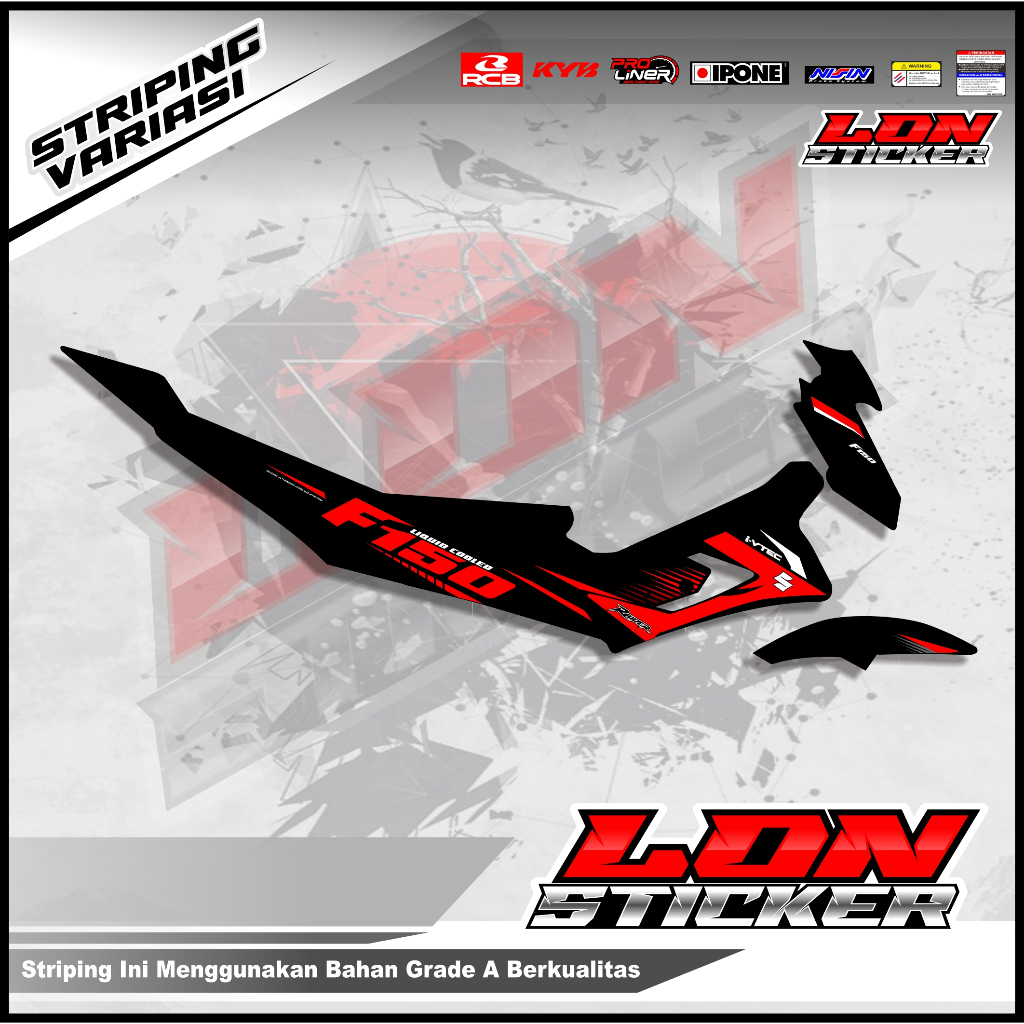 Stiker Motor Striping Satria Fu  (TYPE S)