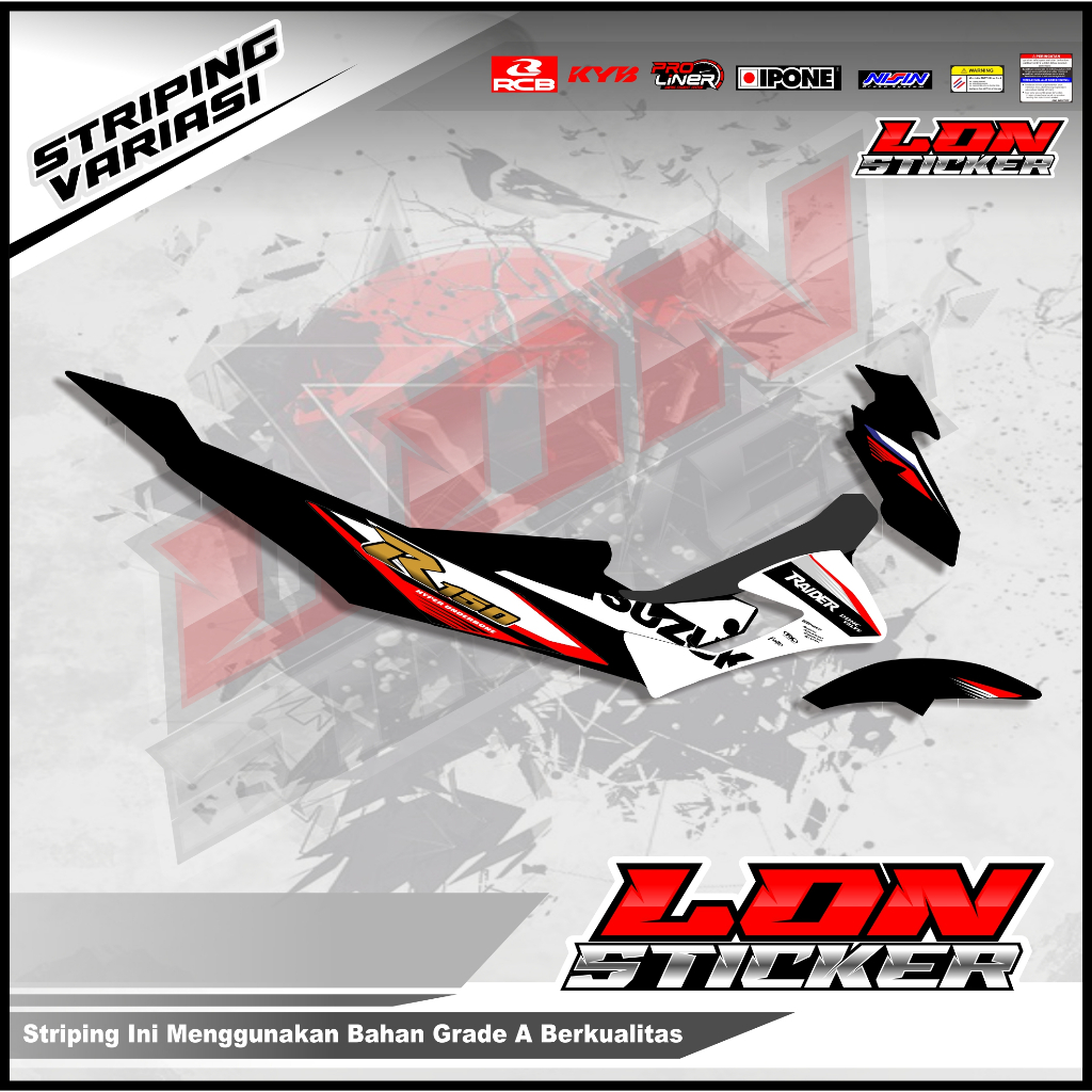 Stiker Motor Striping Satria Fu  (TYPE S)