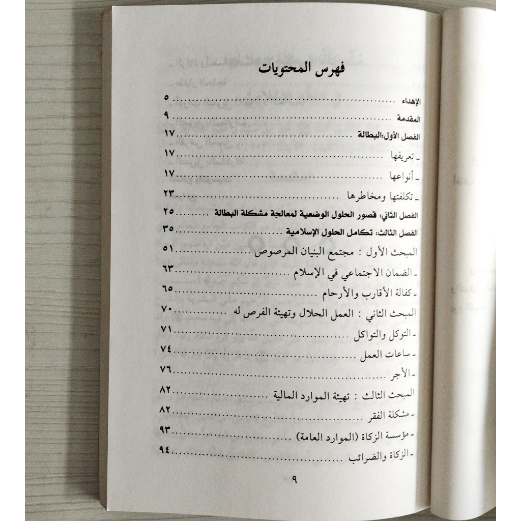 Jual Kitab Musykilatul Bithalati Wailajiha Fil Islami | مشكلة البطالة وعلاجها في الإسلام /غلاف Impor Original di Toko Kitab Alresalah