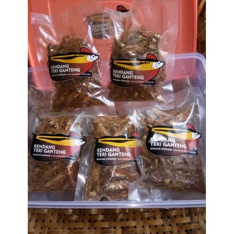 

Rendang Teri Ganteng Asli Produksi Rumahan