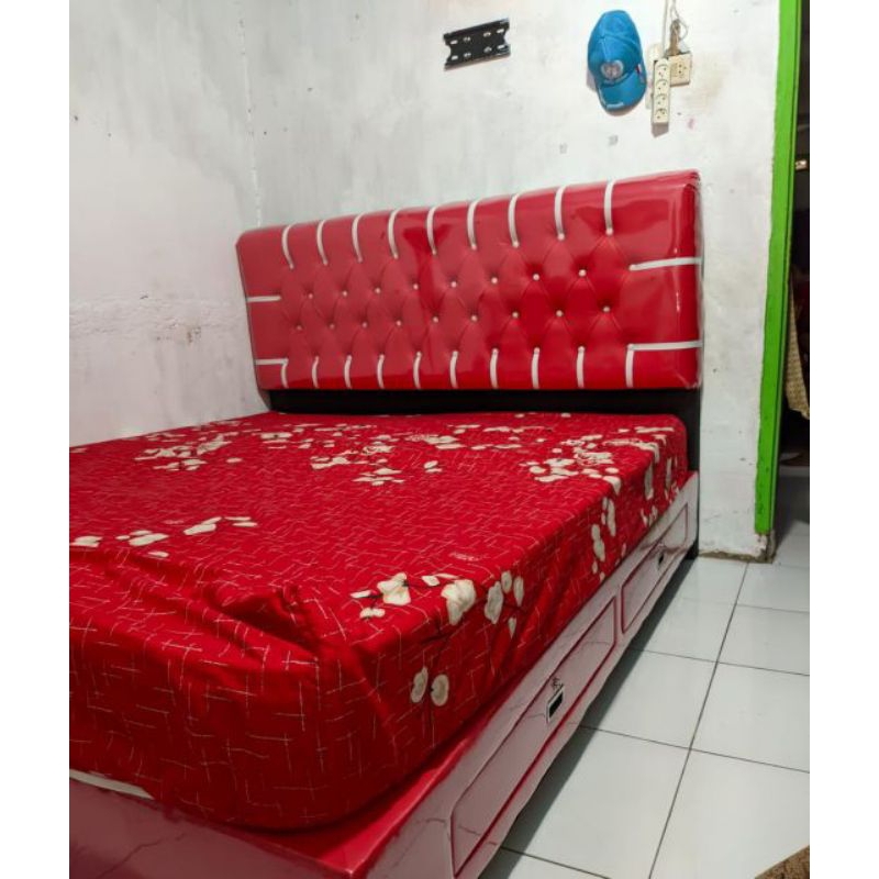 Divan sandaran minimalis laci modern bergaransi