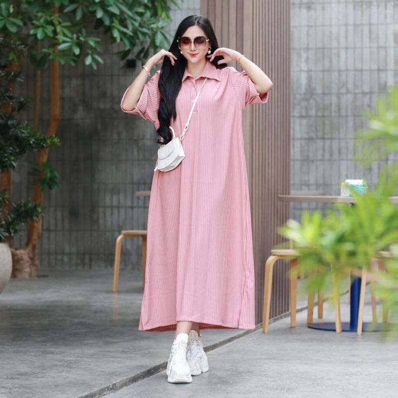 JENNY DRESS KNIT JUMBO - DRESS RAJUT JUMBO - DRESS RAJUT PREMIUM