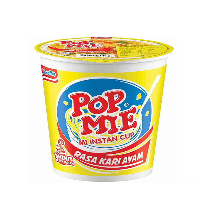 

Pop mie rasa kari ayam jumbo 75gr