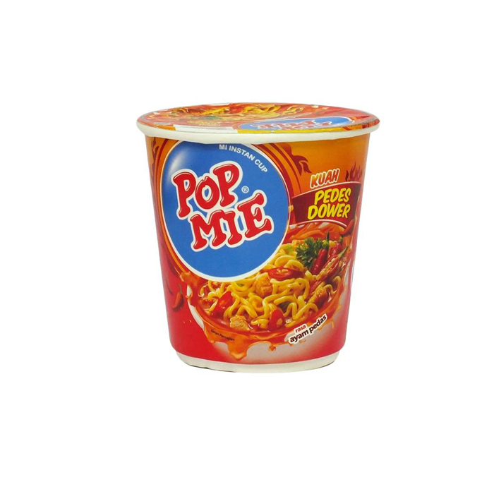 

Pop mie pedas dower rasa ayam