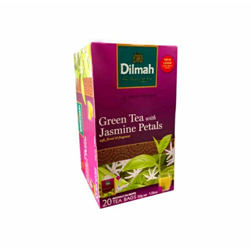 

Dilmah Green Tea With Jasmine Petals Kemasan Foil Envelope - 30g