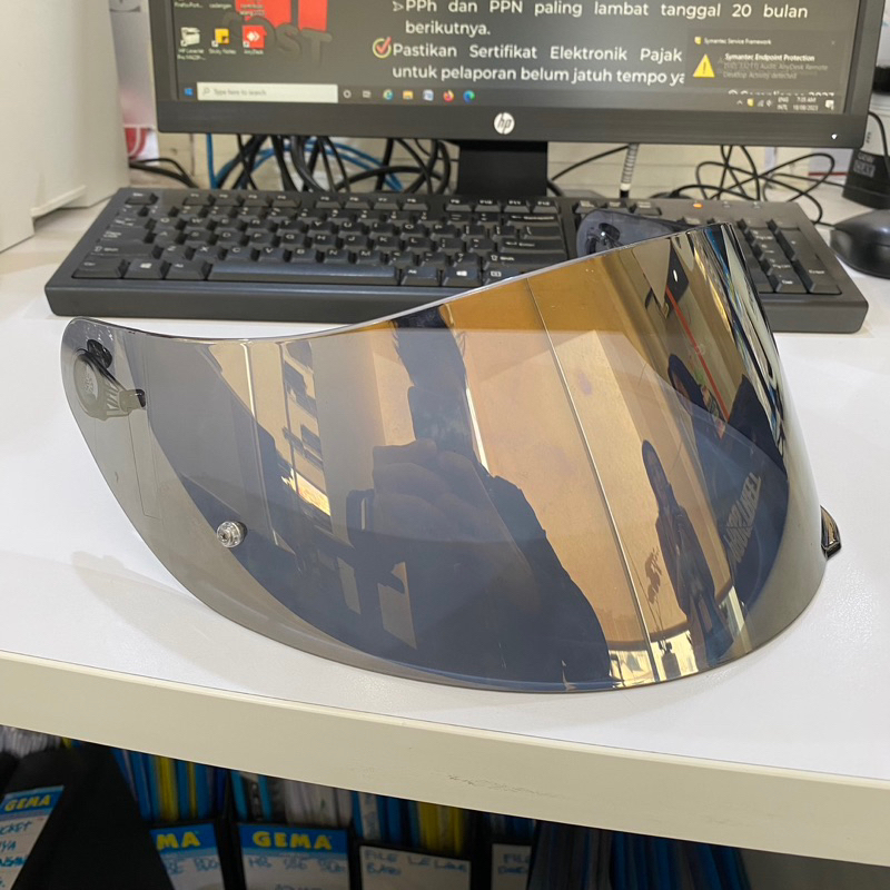 visor iridium agv K1 K3SV black gold original agv