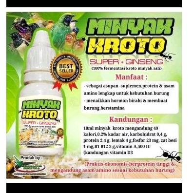 MINYAK KROTO SUPER GINSENG KROTO ALAMI