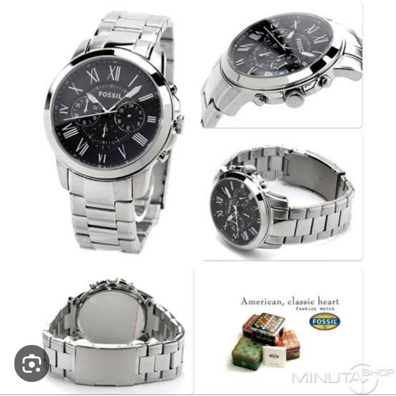 BRANDED WATCH FS4736 FS 4736 GRANT CHRONOGRAH STAINLESS STEEL ORIGINAL