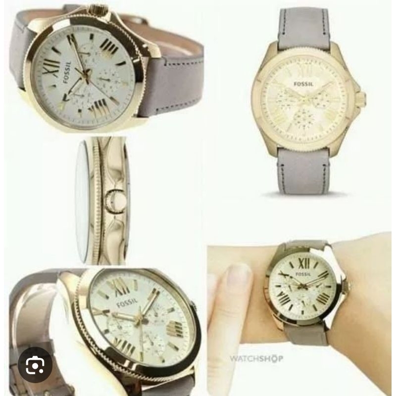 BRANDED WATCH AM4529 AM 4529 Cecile Multifunction Strap Leather Grey