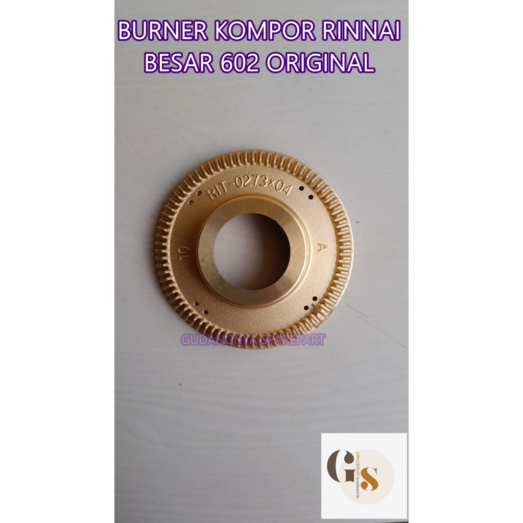 BURNER KOMPOR RINNAI BESAR 602 ORIGINAL